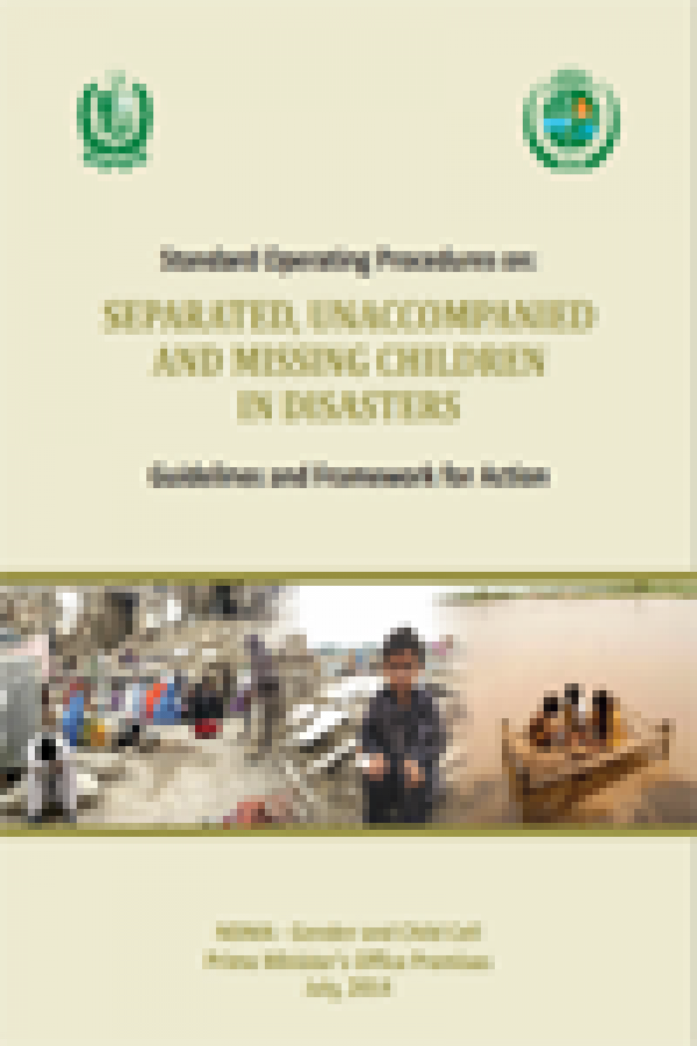 SOP on Separated, Unaccompanied and Missing Children in Disasters 2014